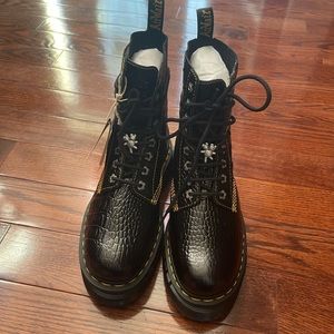 marc jacobs heaven x doc martens croc boots